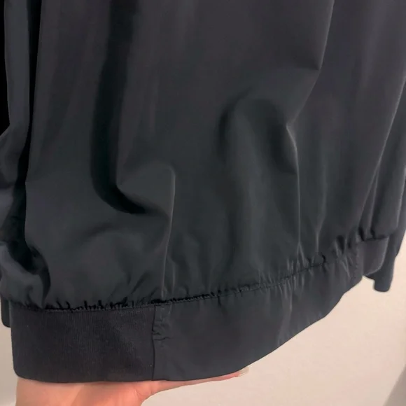 Nordstrom Navy Windbreaker Jacket with Stand-Up Collar - Picture 14 of 15